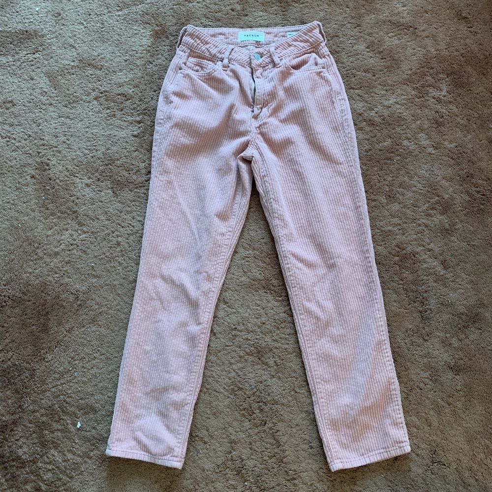 PacSun, Size 22, Pink, Corduroy, Mom Jeans